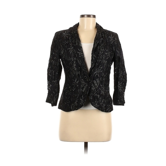 𝅺ELLEN Tracey | Metallic Blazer - Picture 1 of 5